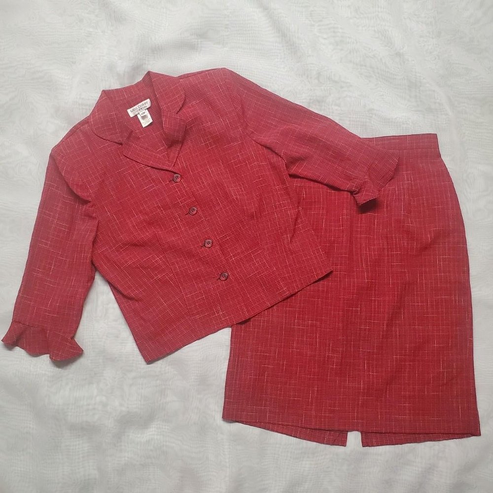 Vintage Miss Dorby Petite 2-Piece Skirt Set